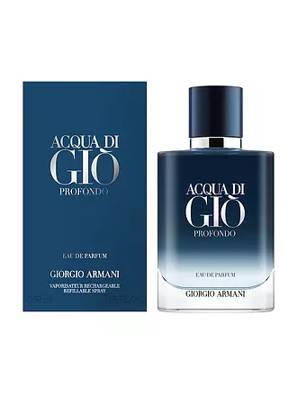 ARMANI | Acqua di Giò Profondo Eau de Parfum 50ml Nachfüllbar | 